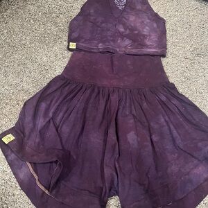 Purple Shorts and Top